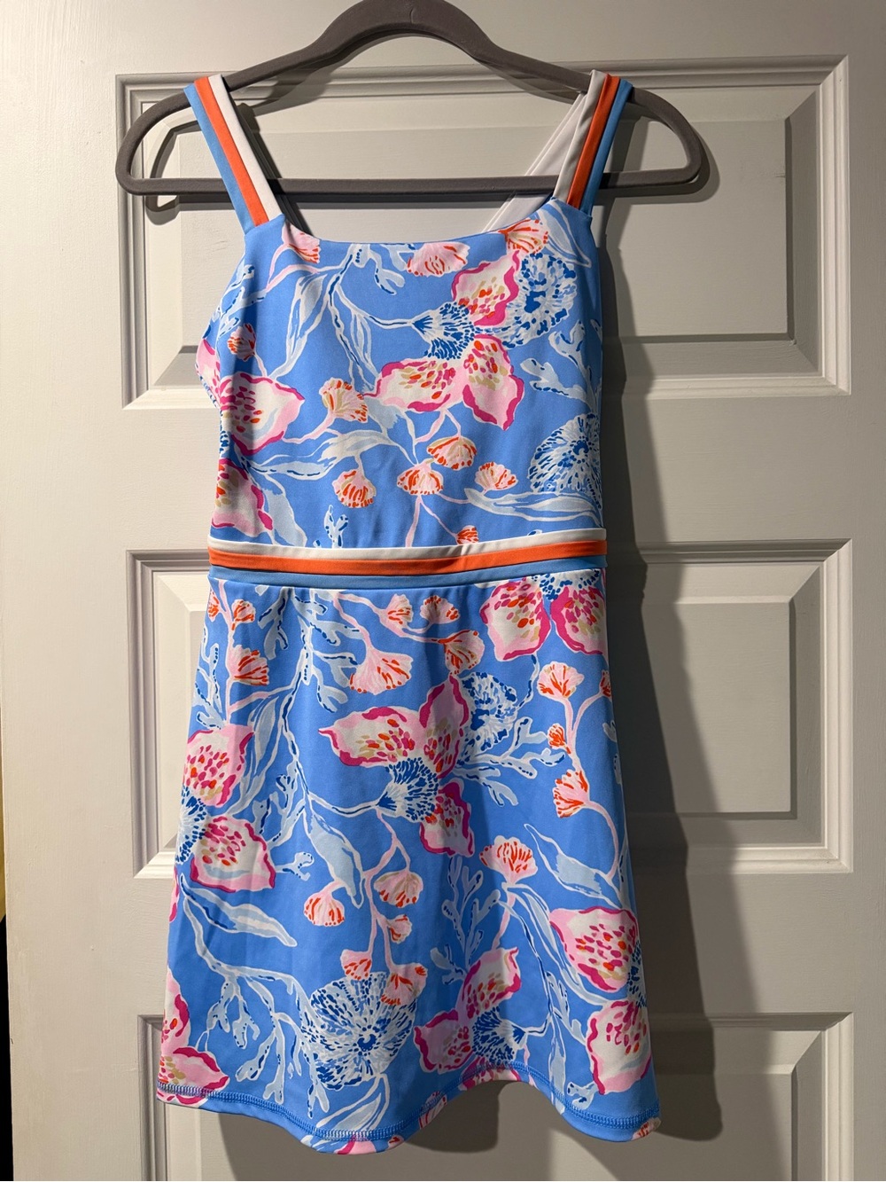 Lilly Pulitzer UPF 50+ Luxletic Deidra Dress Multi Bahamian Rhapsody Sz XS